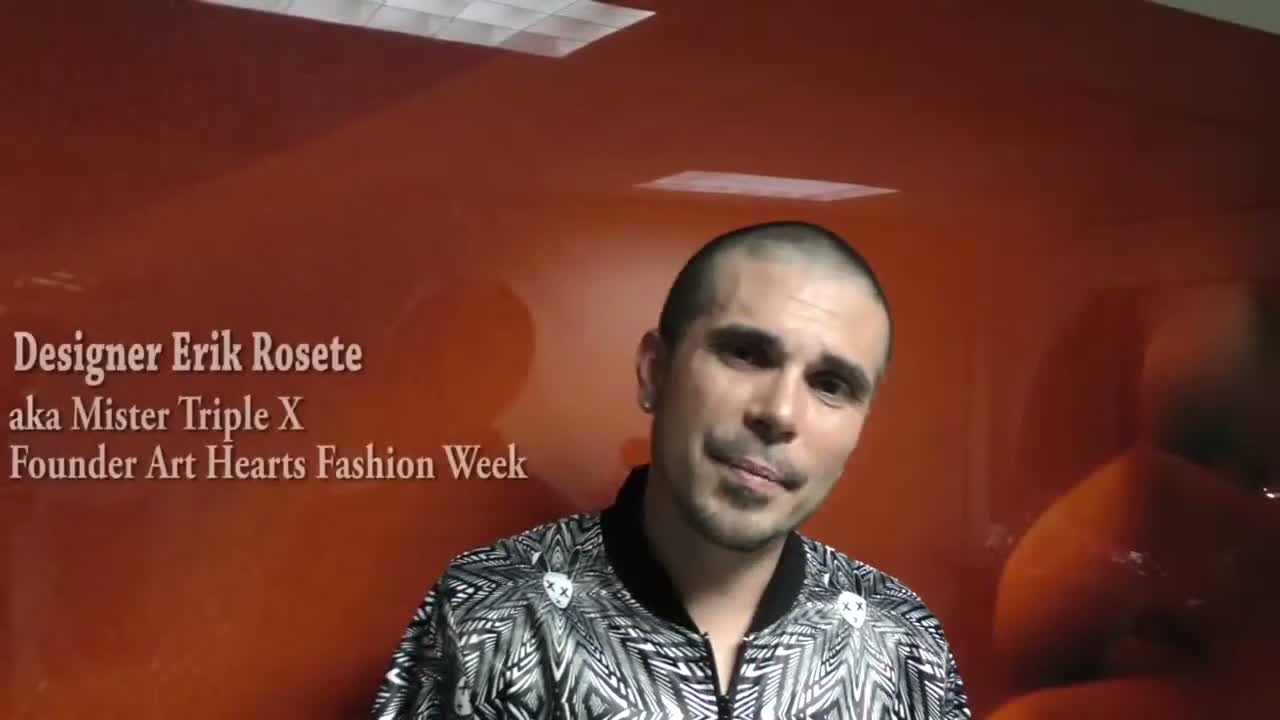 Mr Triple X hits the runway at Art Heart at LA Fashion Week 2015